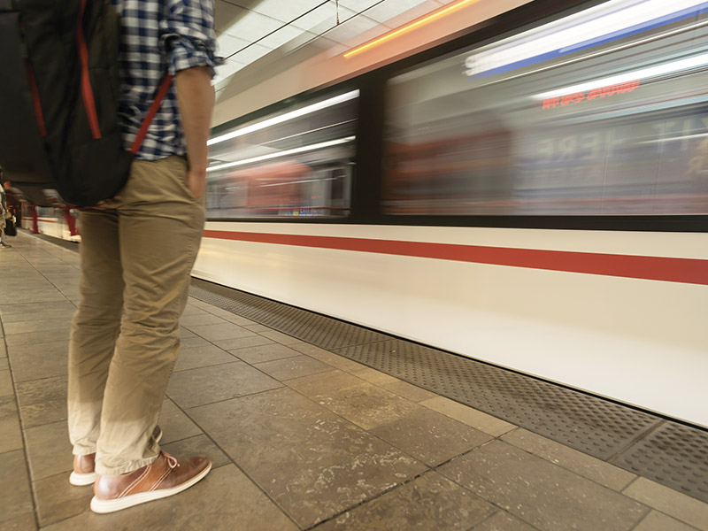 Waiting for St. Louis Transit